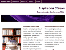 Tablet Screenshot of inspirationstation.info
